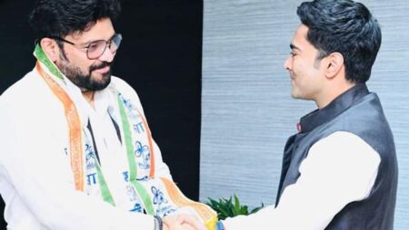 बाबुल सुप्रियो TMC में शामिल, कुछ दिन पहले छोड़ी थी BJP