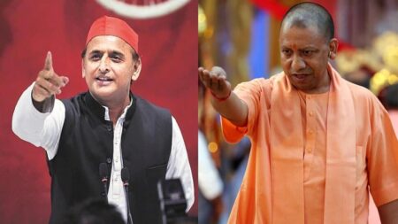 यूपी में भाजपा और सपा में कांटे की टक्कर