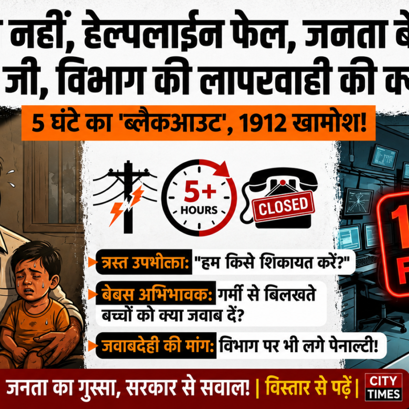 सिस्टम ‘डाउन’, जनता ‘बेहाल’: 5 घंटे से अधिक का ब्लैकआउट, 1912 हुआ फेल, आखिर कहां जाएं उपभोक्ता?